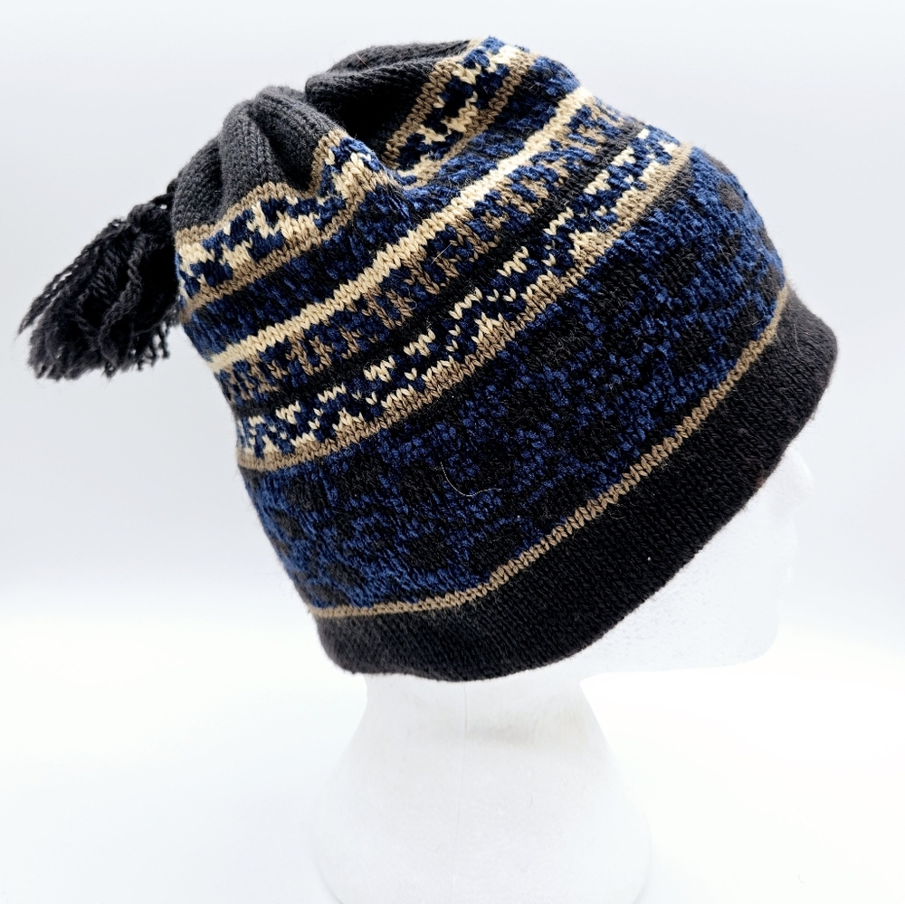 AARDVARK | vintage knit fair isle nordik beanie toque hat